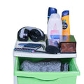 Parasnath Boxo 3 Layer Green Drawer – Multi-purpose storage with wheels