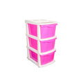 Parasnath Boxo 3 Layer Purple Drawer – Multi-purpose storage with wheels