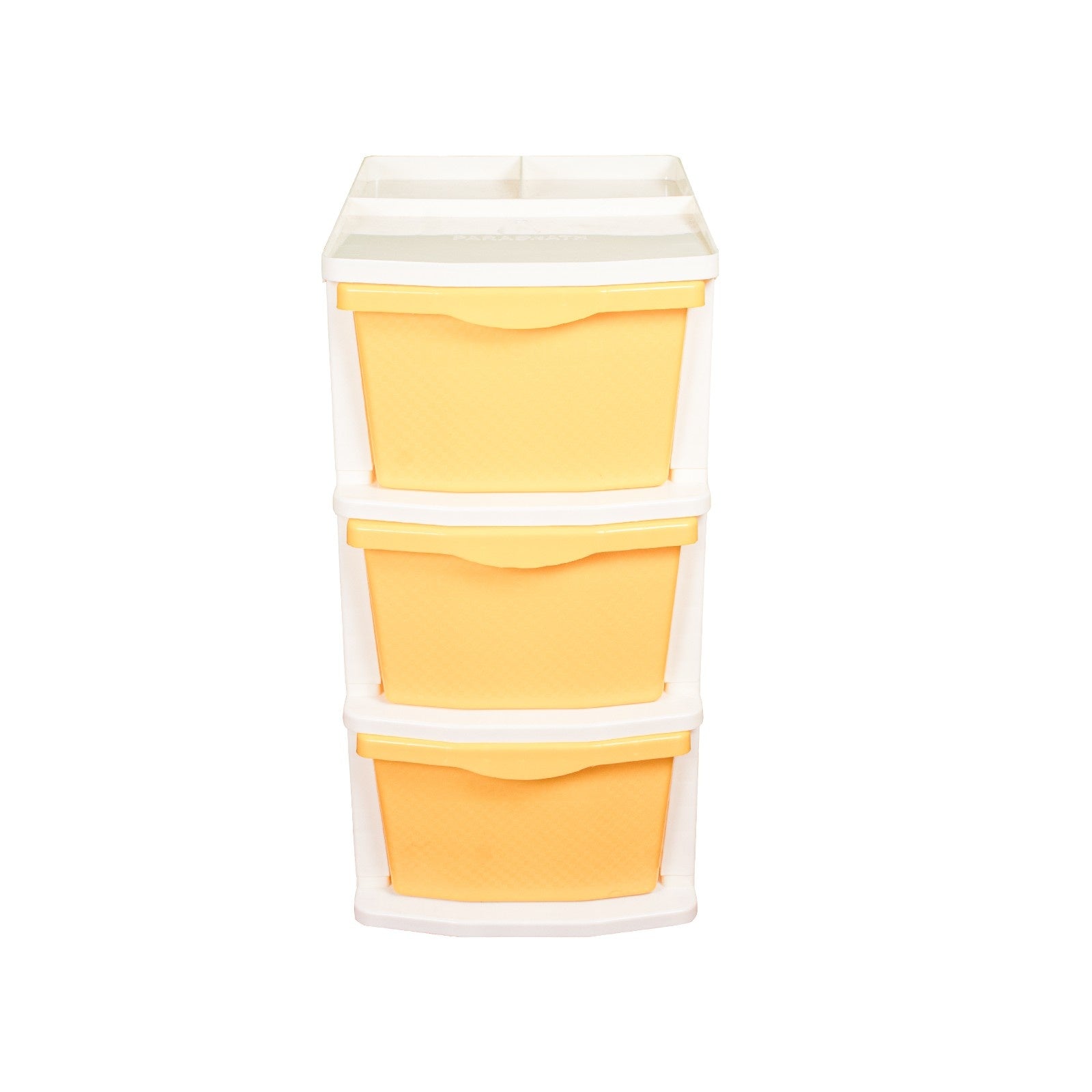 Parasnath Boxo 3 Layer Yellow Drawer – Multi-purpose storage with wheels