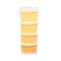 Parasnath Boxo 4 Layer Yellow  Drawer – Multi-purpose storage with wheels