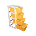 Parasnath Boxo 4 Layer Yellow  Drawer – Multi-purpose storage with wheels