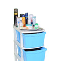 Parasnath Boxo 5 Layer Blue Drawer – Multi-purpose storage with wheels