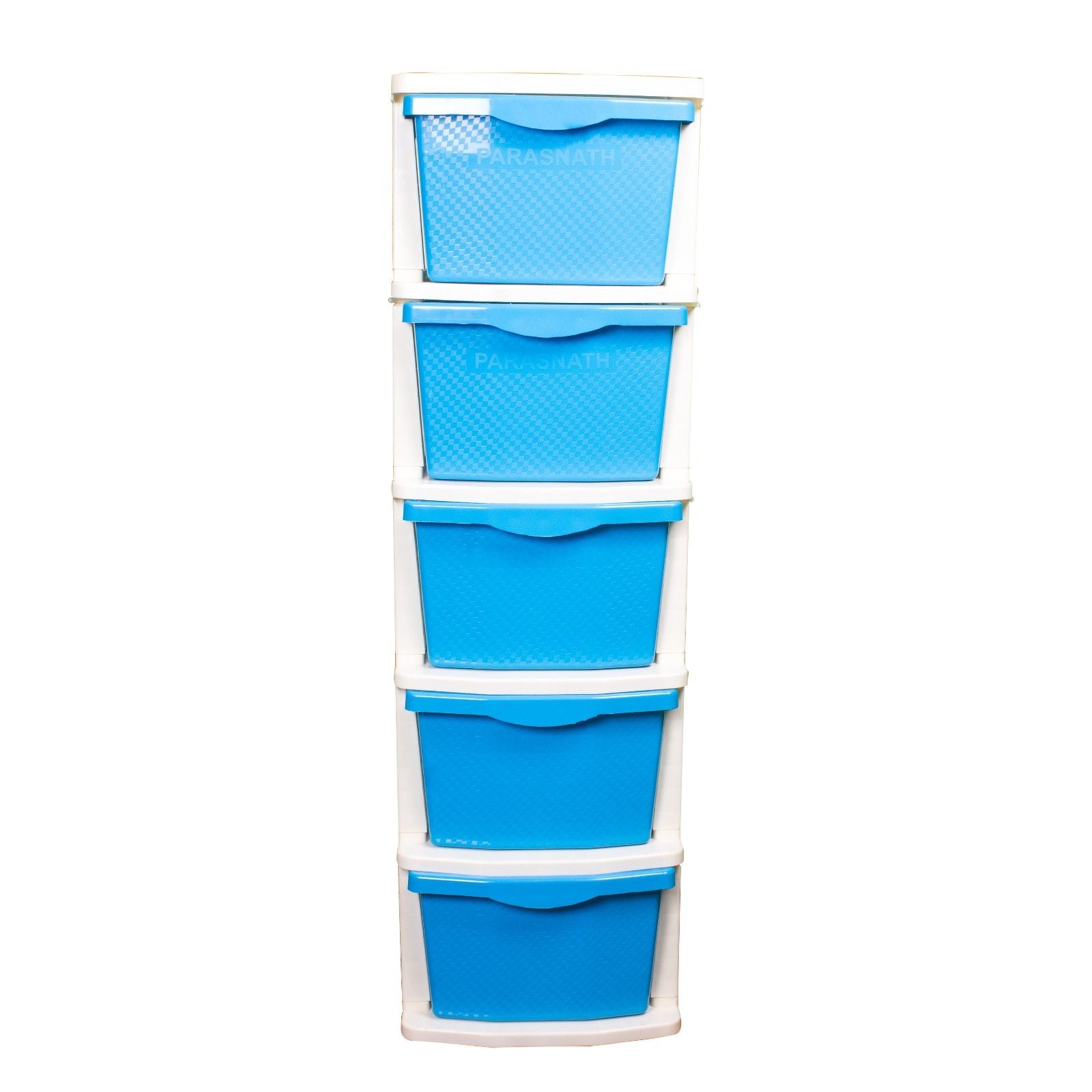 Parasnath Boxo 5 Layer Blue Drawer – Multi-purpose storage with wheels