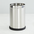 Parasnath Stainless Steel Plain Open Dustbin, 8L - 8X13 Inch - PARASNATH