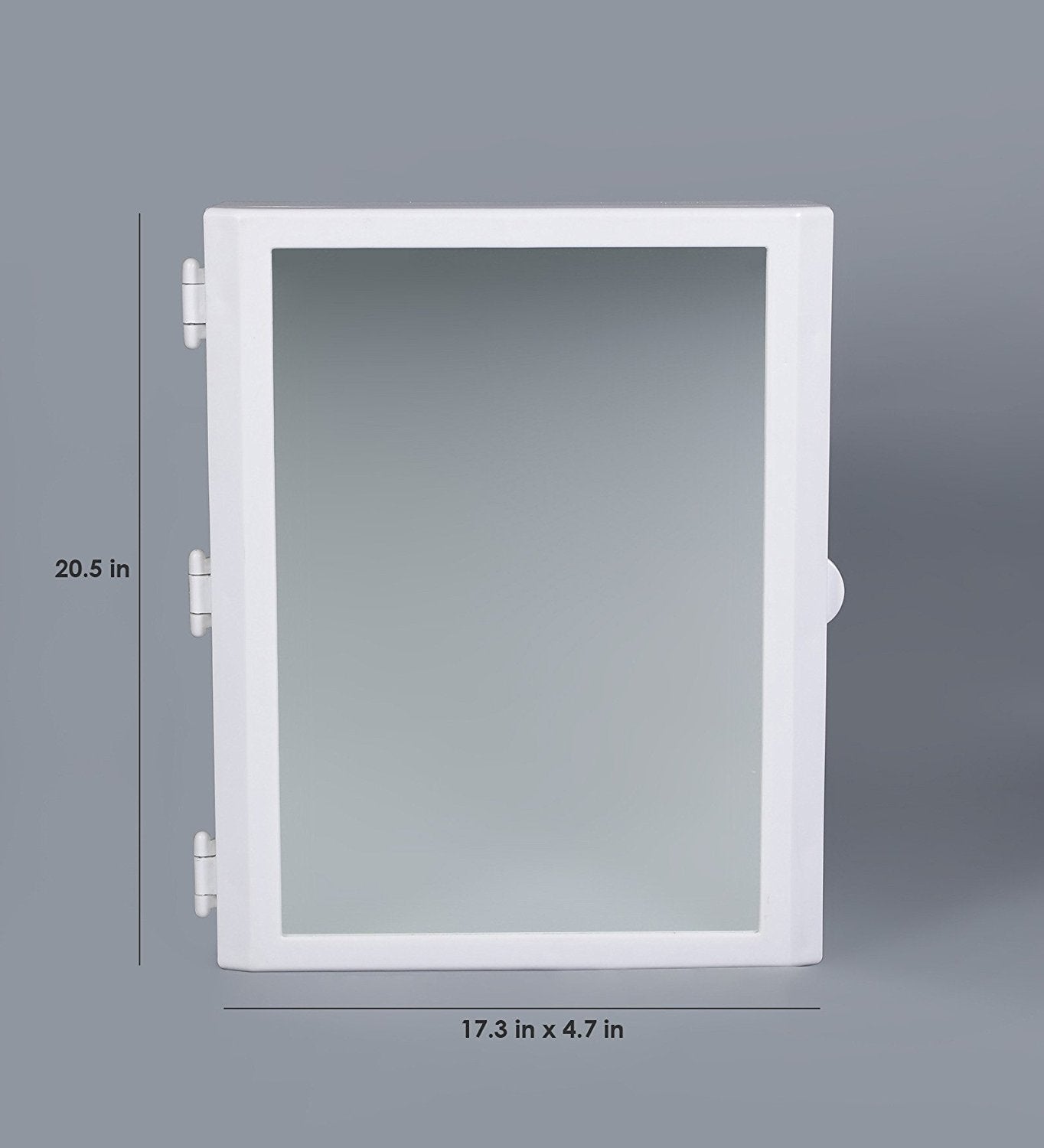 Parasnath Flora Bathroom Cabinet with Mirror 5-Compartment Wall-Mounted Storage
